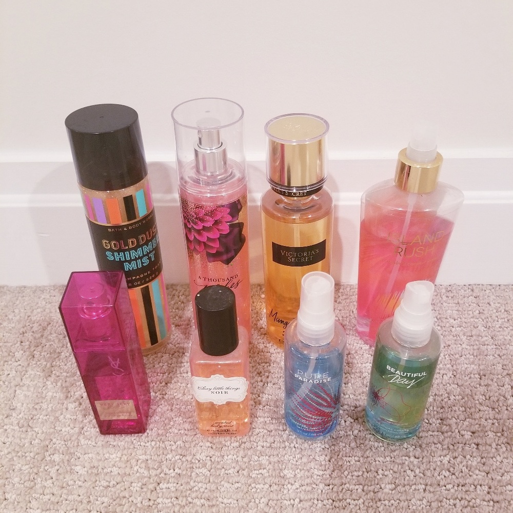 Lot of BBW & VS Body Mists